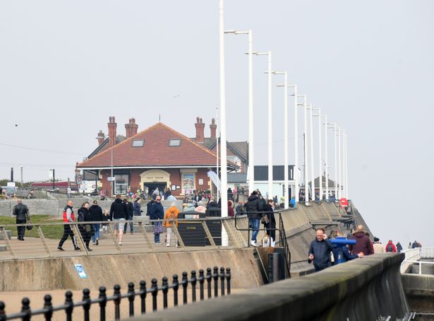 A general view of Hornsea seafront