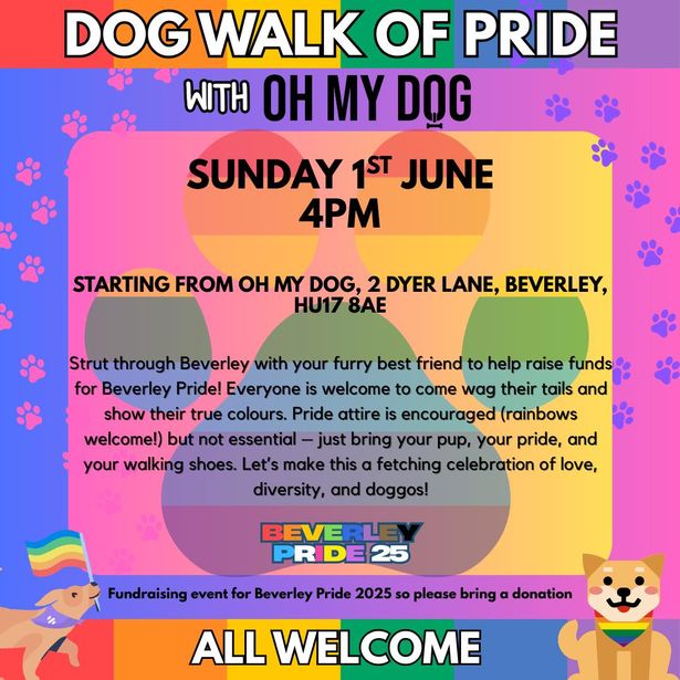 Dog Walk of Pride poster