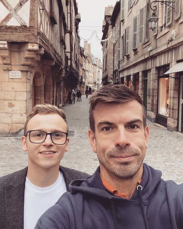 Ben Pearson (right) and his husband Nathan