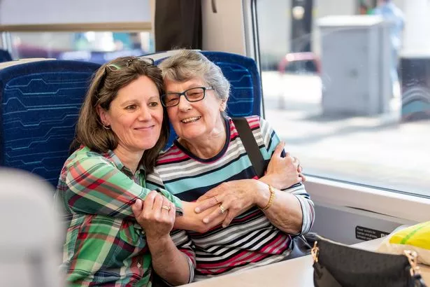 Some of the guests living with dementia had not been on a train for many years