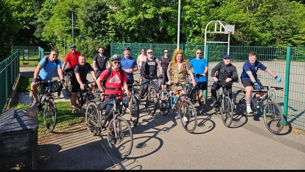 John Hirst and a group of cyclists will bike 215 miles in 24 hours for causes including Life For a Kid and The Brain Tumour Charity