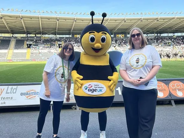 New bee mascot of Age UK Hull and East Yorkshire will be named by local children as part of the celebrations for the first Bee Lady Day in memory of the charity's champion fundraiser Jean Bishop