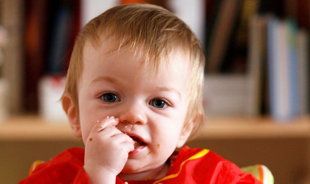 44% of babies enjoyed their first experience of solid food, after a few tries.