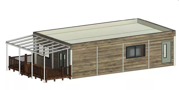 A 3D impression of how the building could look