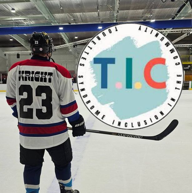 The epic challenge in full ice hockey gear is in aid of the charity TIC