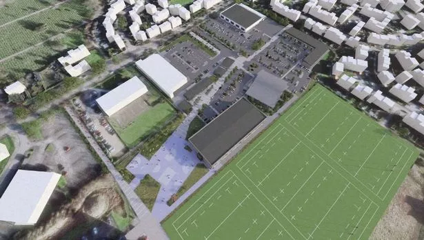 The plans include three full-sized rugby pitches