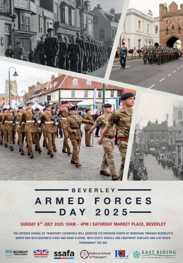 Beverley Armed Forces Day 2025 will take place on Sunday, July 6
