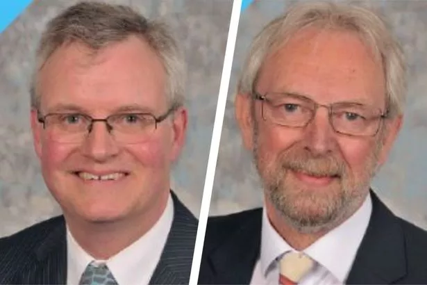 Councillors Tim Norman (left) and Andy Walker (right) now make up the new Green Group