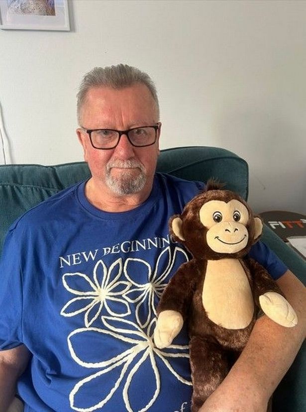 James Moughton with the last thing he won - a soft toy from Hull Fair