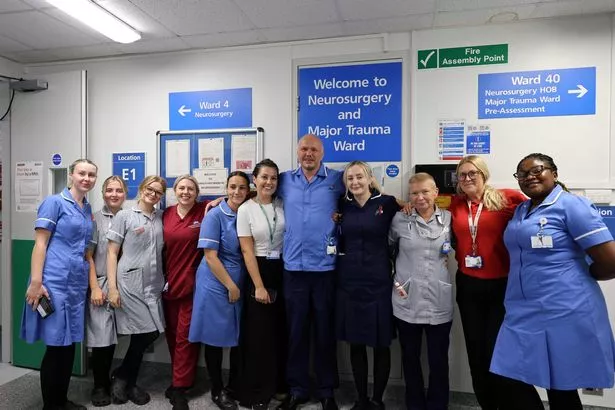 Paul Johnson became the nurse in charge of Ward 4 in 2012.