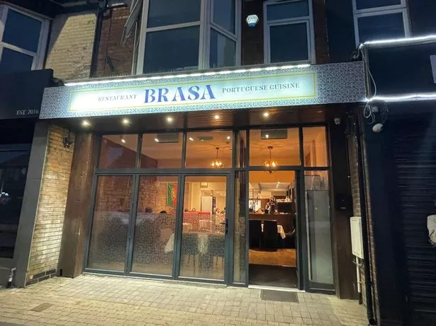 The exterior of Brasa restaurant in 153 Newland Avenue, Hull. A general view.