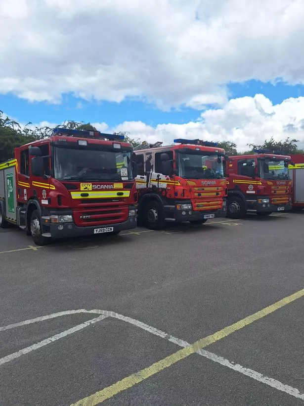 Humberside Fire and Rescue Service at Craven Park Stadium in east Hull