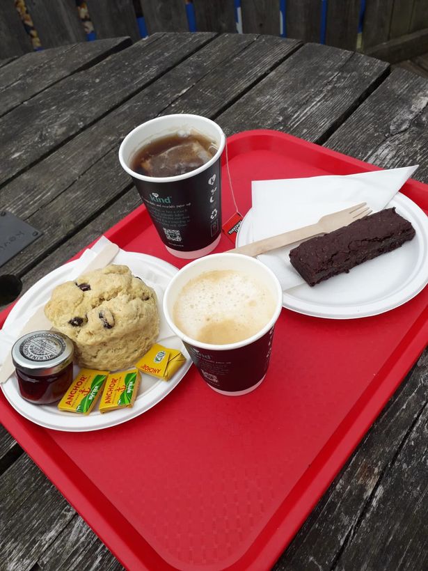 The visitor centre at RSPB Bempton Cliffs sells teas, coffee and cakes including vegan and gluten-free choices