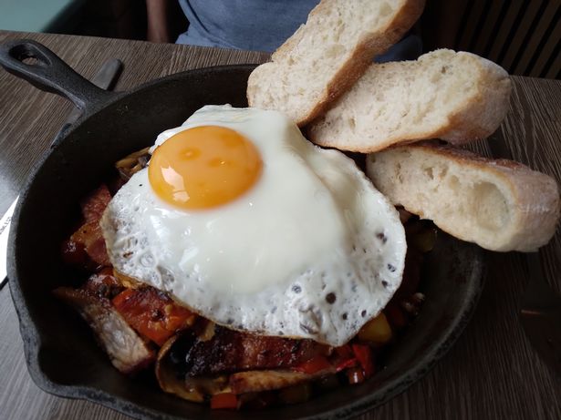 Breakfast Hash served in pan