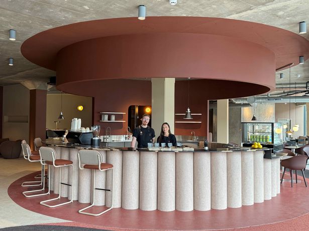 The ground floor is now home to Daze coffee house, which is open to the public.