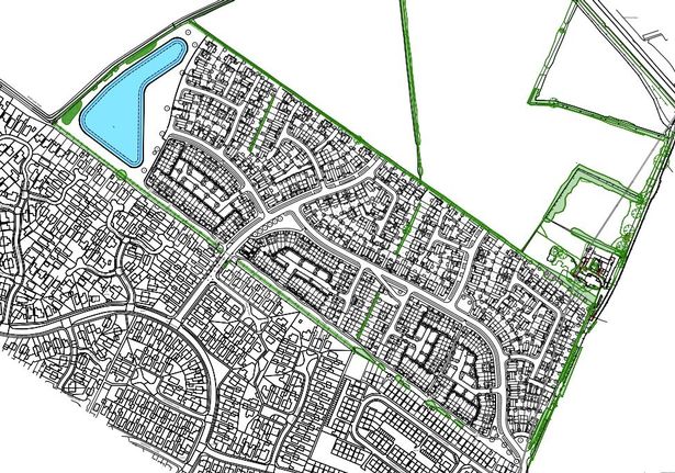 The proposed site plan