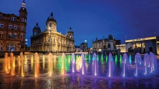 The fountains are a popular city centre attraction