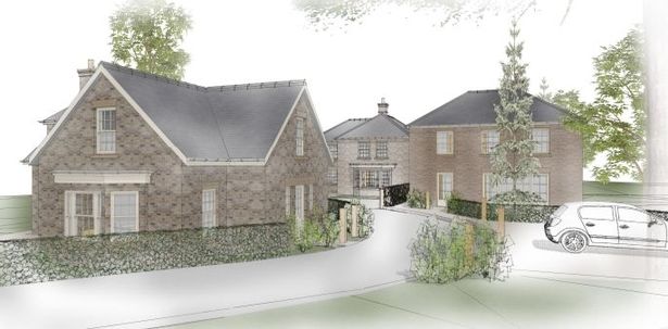 How the three homes may look