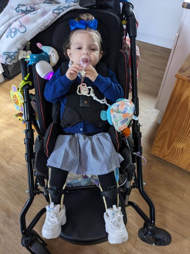 Ivy Allen all ready for school