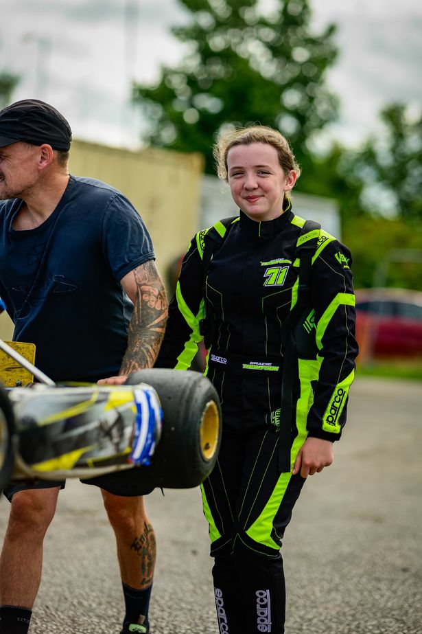 'With help from my dad, we built a racing set-up from scratch' - Gracie Thompson