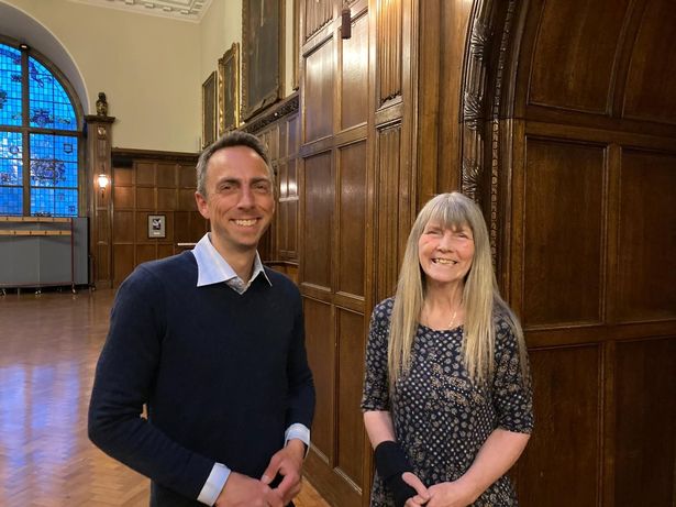 Hull City Council's Deputy Leader Cllr Jackie Dad (right) alongside the council leader Cllr Mike Ross