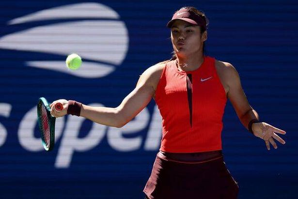 Emma Raducanu at the 2025 US Open - Day 4