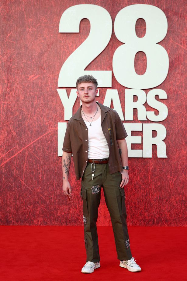 Sam Locke at the world premiere of 28 Years Later at Odeon Luxe, in Leicester Square, London, in June