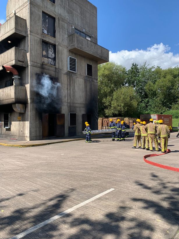 Humberside Fire and Rescue Service's passing out parade for Fire Cadet members last summer - the service responded to 13,700 incidents in 2024/25
