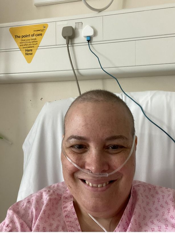 Jenny in April 2020 at Castle Hill Hospital a few days after surgery
