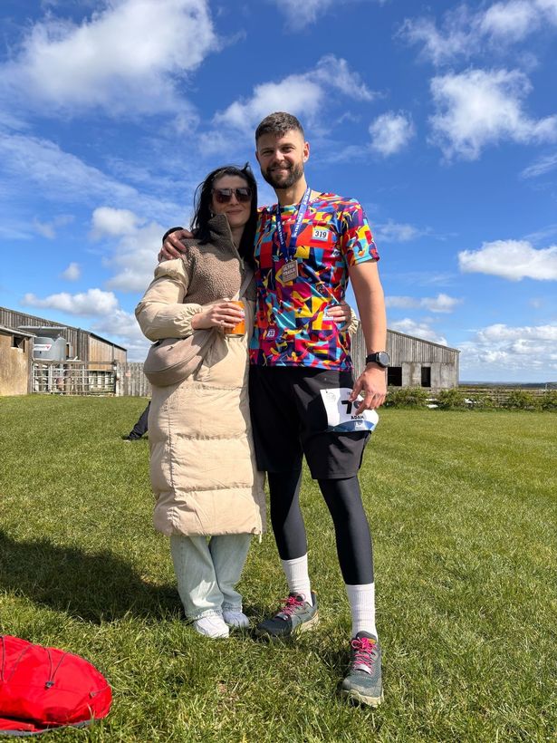 Adam and his wife Nicole