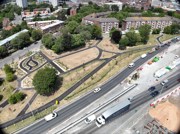 The William Street area next to the A63