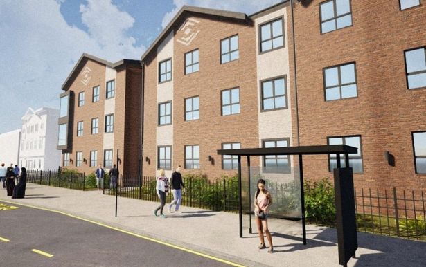 The development would be adjacent to a bus stop on Anlaby Road