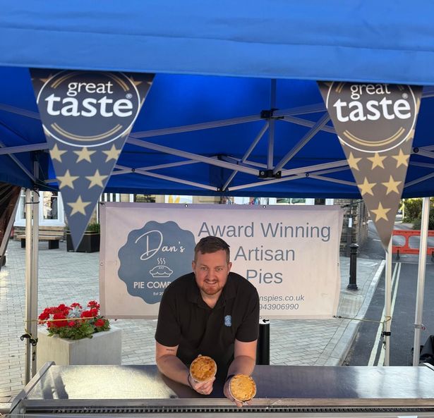 A steak and Wetherby Brew ale pie made by Dan's Pies of Pocklington is a Great Taste award winner