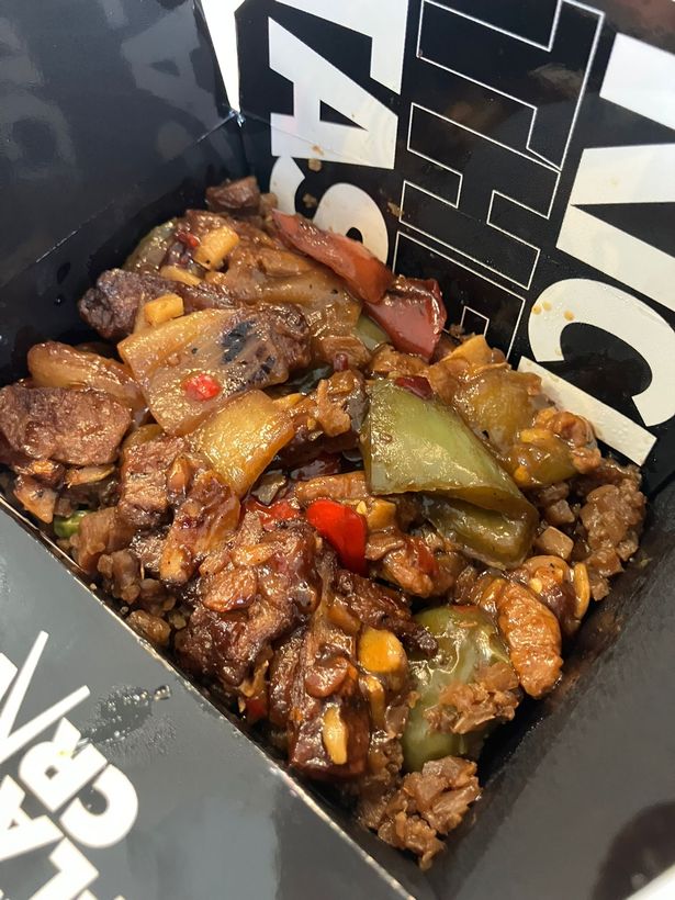 We found the no-beef teriyaki very salty which was a shame because the vegetables were lovely