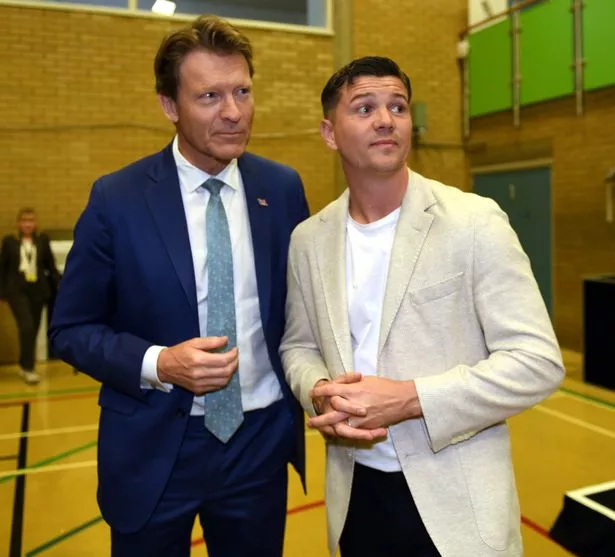 Richard Tice MP alongside Mayor Luke Campbell