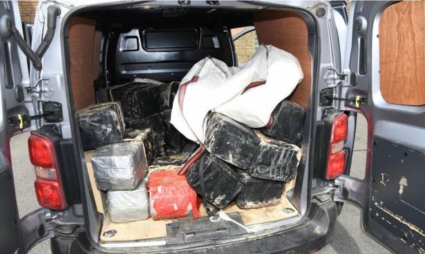More than 500kg of cocaine was found in the back of a van