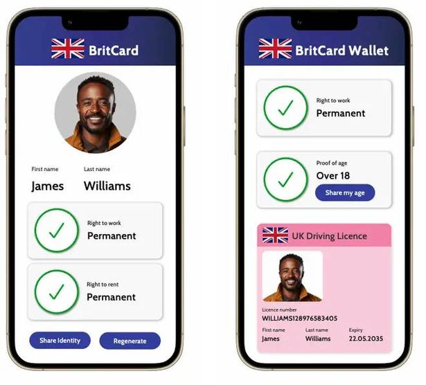 Adults in the UK would need a government-issued digital ID card to get a job under new rules 