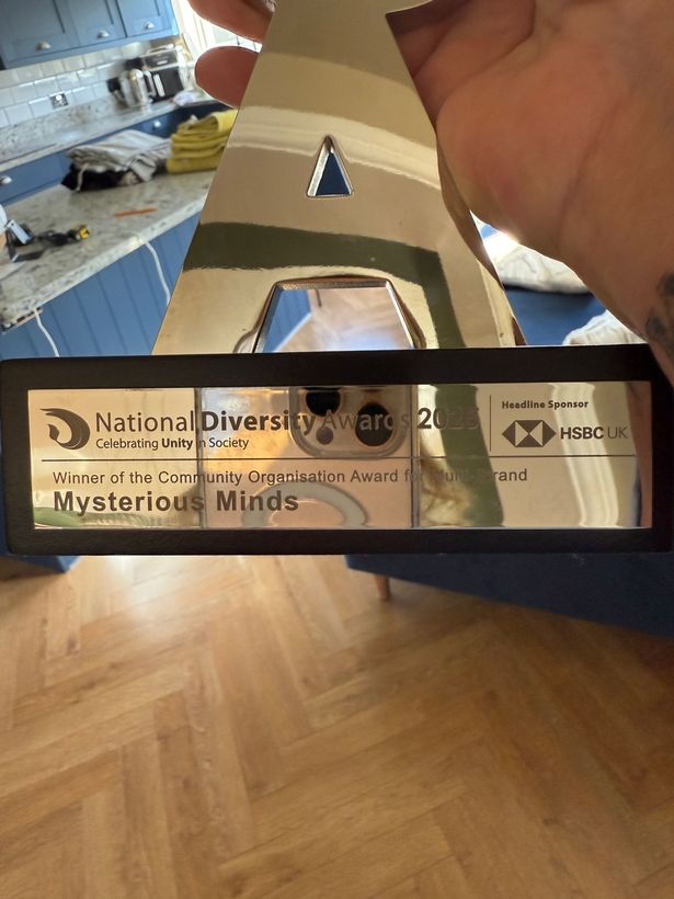 The Community Organisation Award won by Mysterious Minds