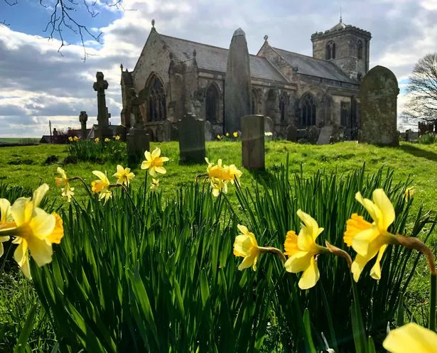 All Saint's Church in Rudston