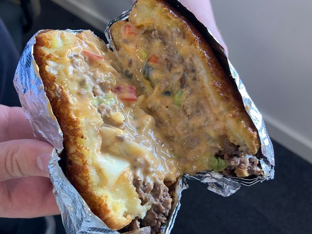 'Beef throne' with toasted bread from Korna Grill in Hull