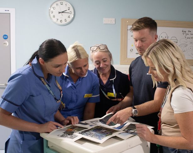 Freddie Cole returned to Castle Hill Hospital following his fundraising trek to the top of Mount Kilimanjaro.