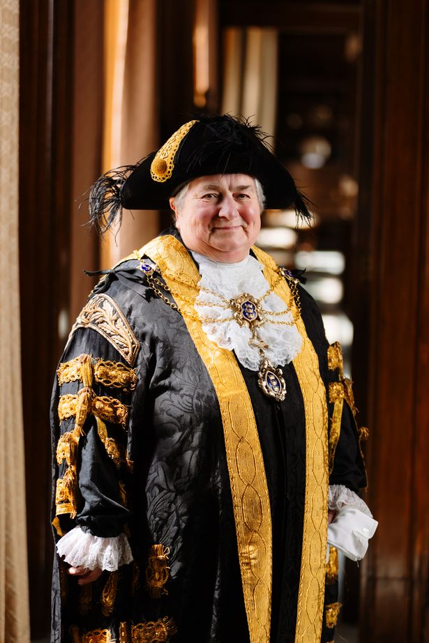 Councillor Cheryl Payne, above, is Lord Mayor for 2025-26