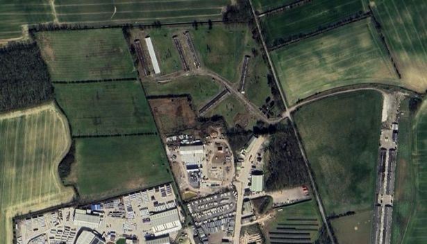 Site of the poultry farm