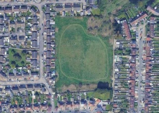 The land where the 63 homes would be built