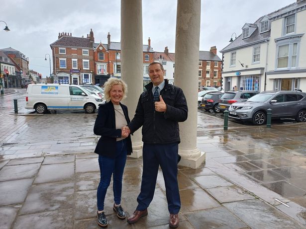 Councillors Denise Howard and Jon Dimberline