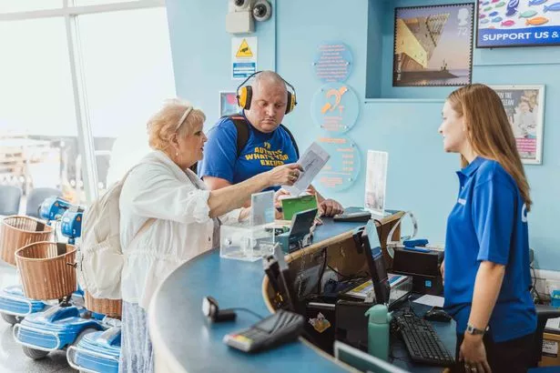 Richard Smelczerczyk, who is autistic with a severe learning disability, visiting The Deep in Hull