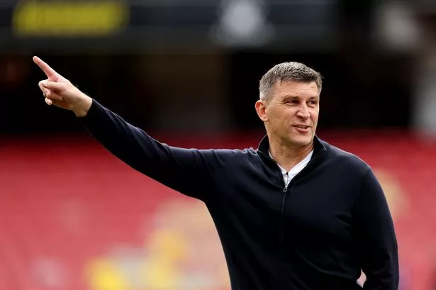 Sergej Jakirovic, Manager of Hull City, looks on prior to the Sky Bet Championship match between Watford and Hull City at Vicarage Road