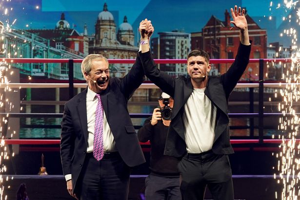 Nigel Farage and Luke Campbell