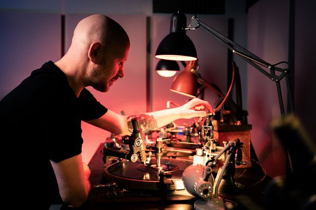 Ben acquired the rare lathe from a contact who brought it to the UK.