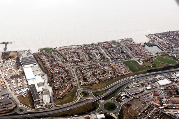 The former dock is now a residential area
